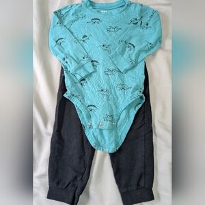 Dinosaur Print Kids One Piece